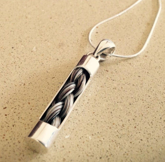 Silver Capsual  Pendant