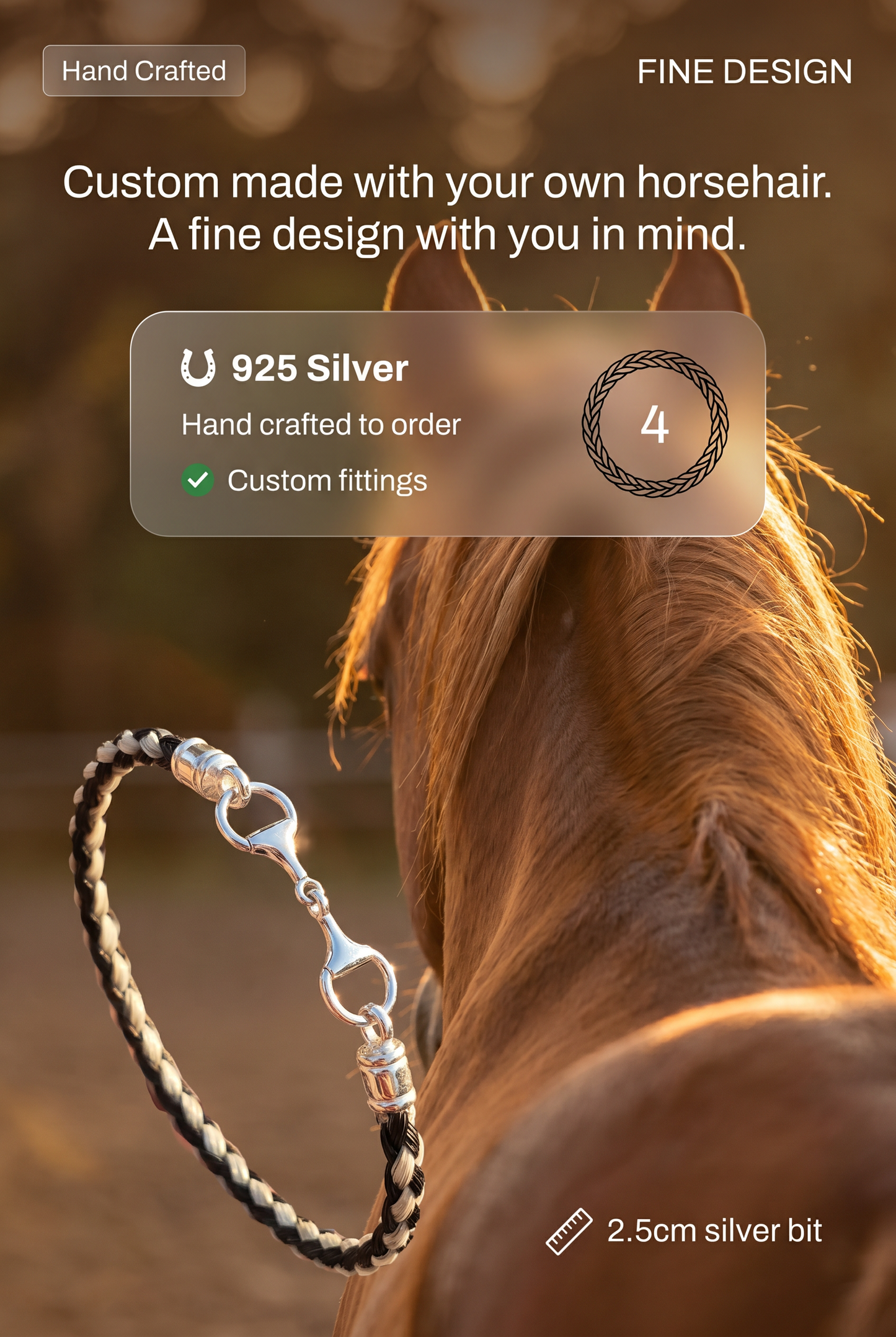 Sterling Silver Bit bracelet